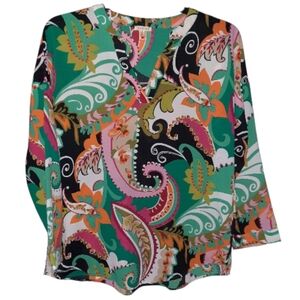 Jodifl Colorful Blouse Size Small